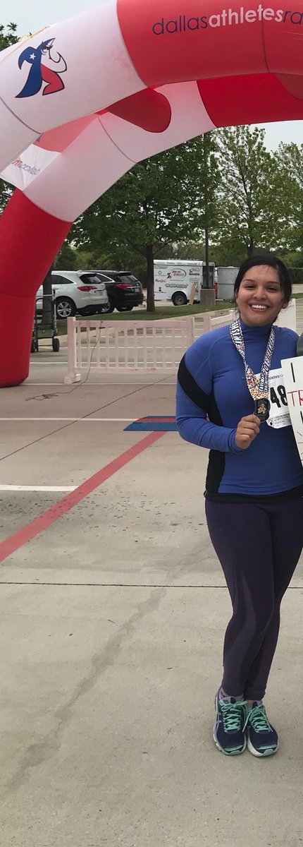 SMUGammas's tweet photo. Congratulations to our sister @lucyquezada95 for finishing #14 in her age group in her first ever sprint triathlon!! We are so happy for her! 💕💜 https://t.co/0wy8HiUbar