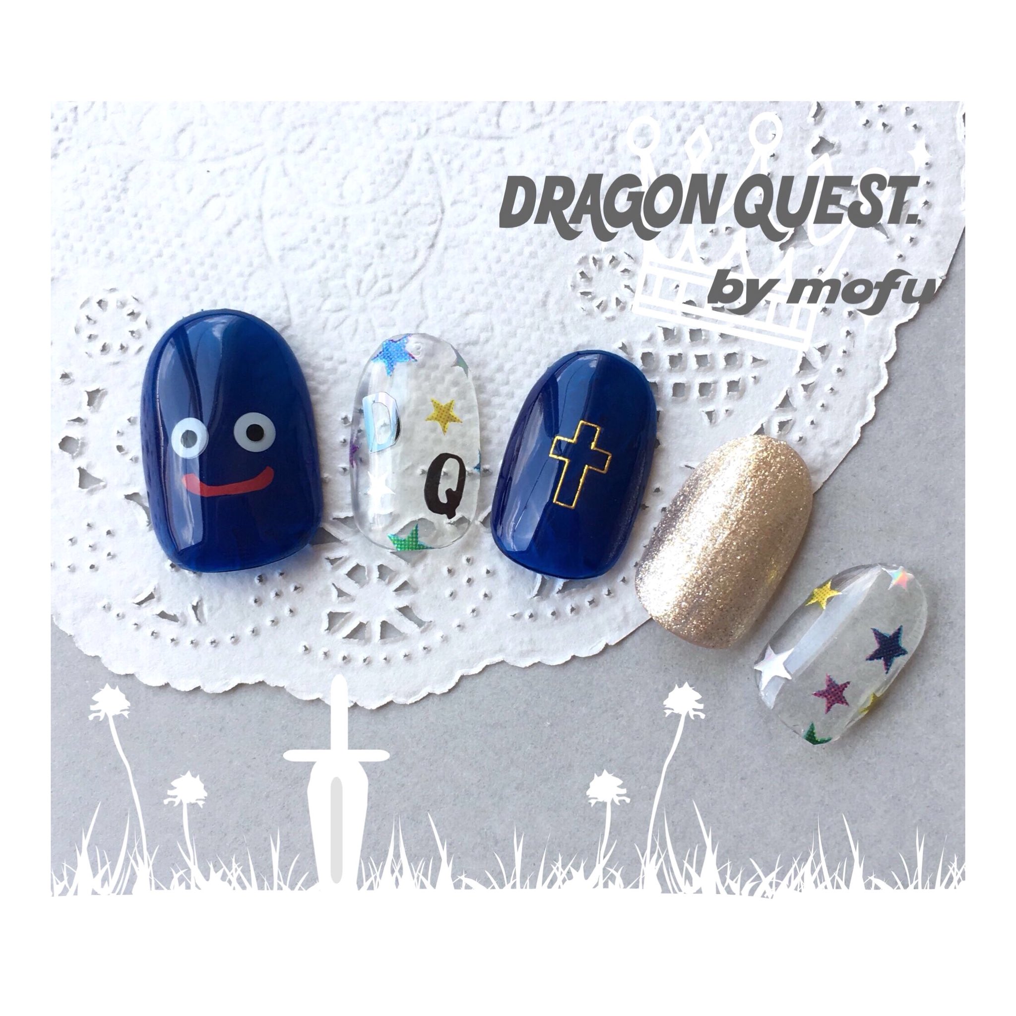 もふnail ドラゴンクエスト スライムネイル 笑 スライム が あらわれた 久々にただただ自由にやったw ドラクエよりff派なんだけど スライムの顔は癒されるので好きですw 使用カラーはセルフネイル部 Selfnail Club さまにいただい
