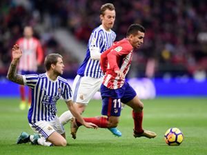 ibolamania's tweet photo. https://t.co/1vahIyYujk Prediksi Real Sociedad vs Atletico Madrid 20 April 2018 #PrediksiBola #LigaSpanyol #RealSociedad #AtleticoMadrid https://t.co/y7QDIaBFRR
