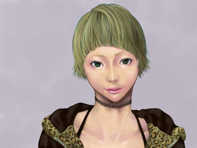 昨日のらくがきに色塗った🎨 