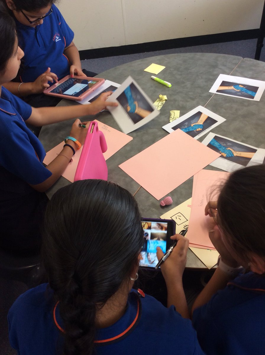 MrsBretag's tweet photo. 5B and 5D investigating Digital Technology through some interesting provocations... @AitkenCreekPS @CBLWorld https://t.co/aR3qC1rw1A