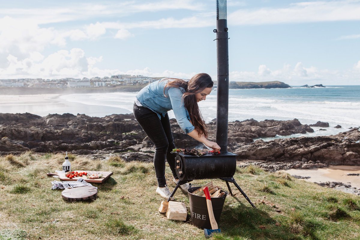 Spatchcock quail and cauliflower steaks cooked over wood fire and overlooking the beach. Just another beautiful day with <a href="/AnevayOT/">Anevay</a>