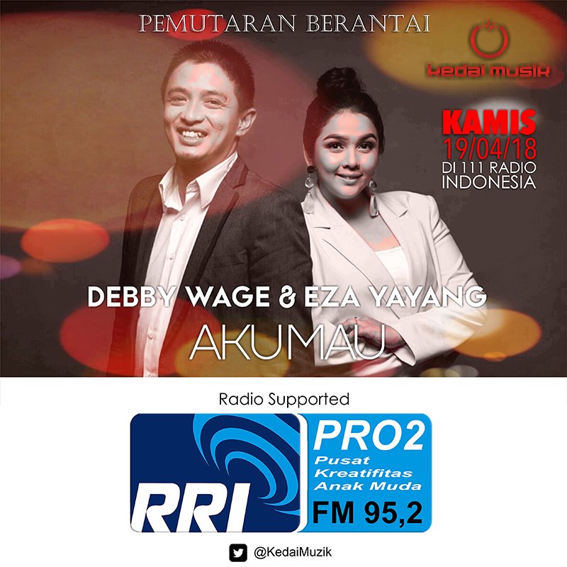 Now.! Perdana Debby Wage &amp; Eza Yayang #AkuMau <a href="/KedaiMuzik/">Kedai Musik</a>