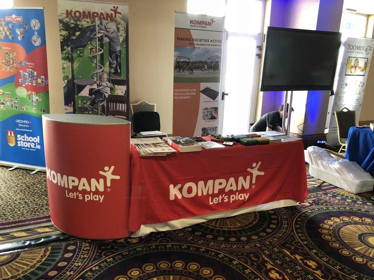 KOMPANIRELAND's tweet photo. Our stand is all set up for @IPPNExpo @CitywestHotel-come visit us at stand 7 for the next two days #ippn18 #kompan https://t.co/Id6NVOlpJ0