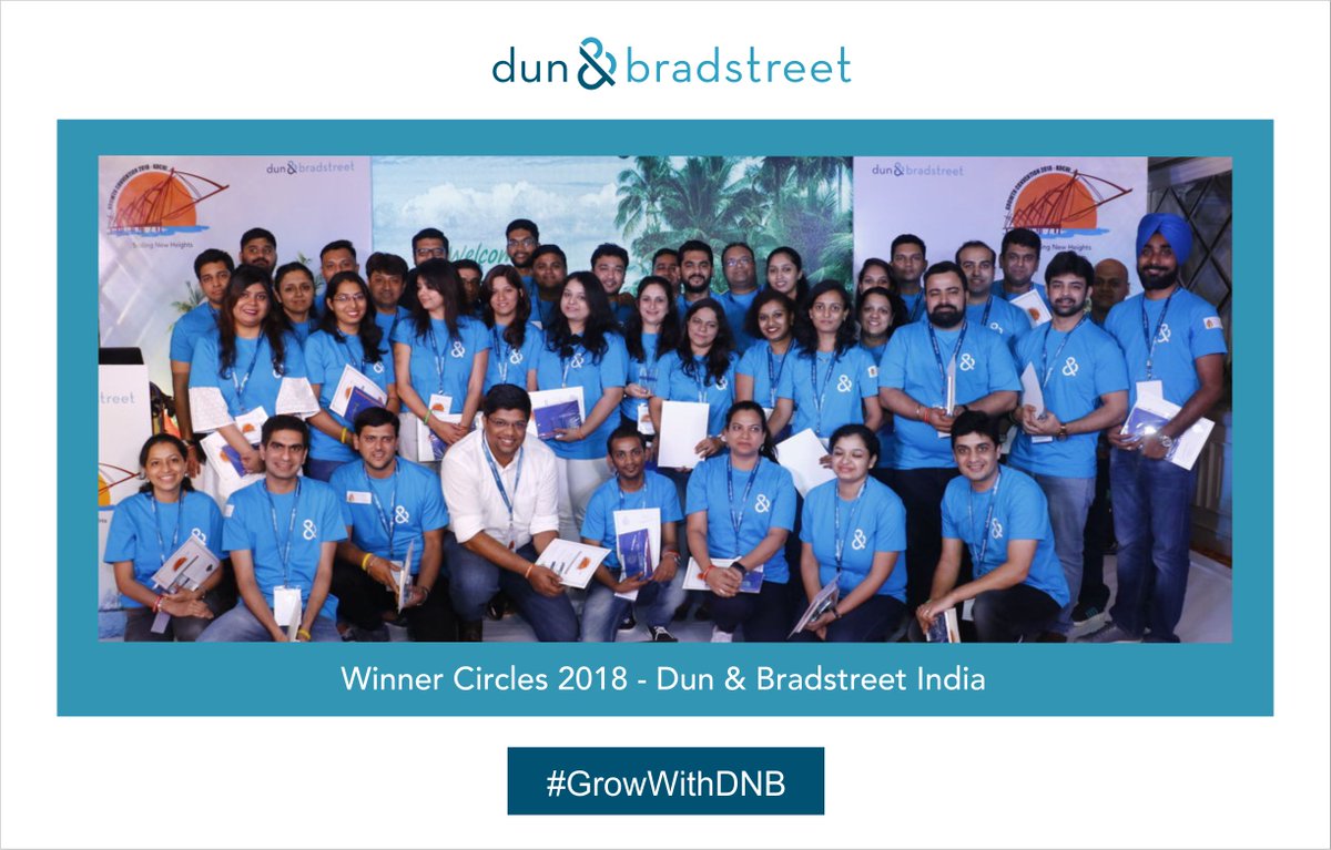 DNB_India's tweet photo. We at Dun & Bradstreet believe in #SustainableHighPerformance.
Congratulations to all the #HighPerformers; the #WinnerCircle Awardees.
@nehalkhosla @ApoorwaTyagi @SidRiffs @GandhiSmruti https://t.co/Is7q1j5JjP