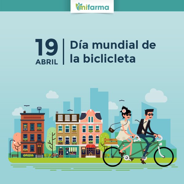 atida_mifarma's tweet photo. ¿Sueles ir en bicicleta? Cuéntanos sus beneficios y anima a otros a pedalear en el #DiaMundialDeLaBicicleta 🚴♂🚴♀🚴♂🚴♀🚴♂🚴♀
#MuéveteenBici #RutinasSaludables #DíadeBici #Ciclismo #Bike #PracticarDeporte #Salud #Cuidarse https://t.co/arKWF4NXGP