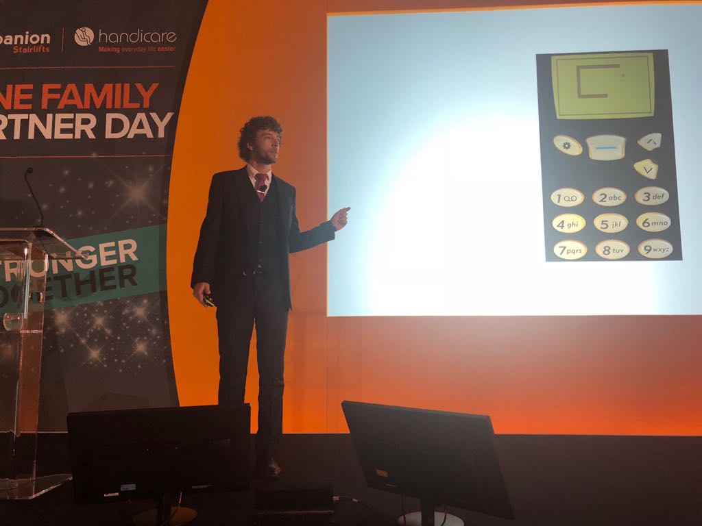 HandicareGlobal's tweet photo. Top advice on sales from @phoneassassin #makeeverycallcount #OFPD2018 https://t.co/8zw8nhSc8F