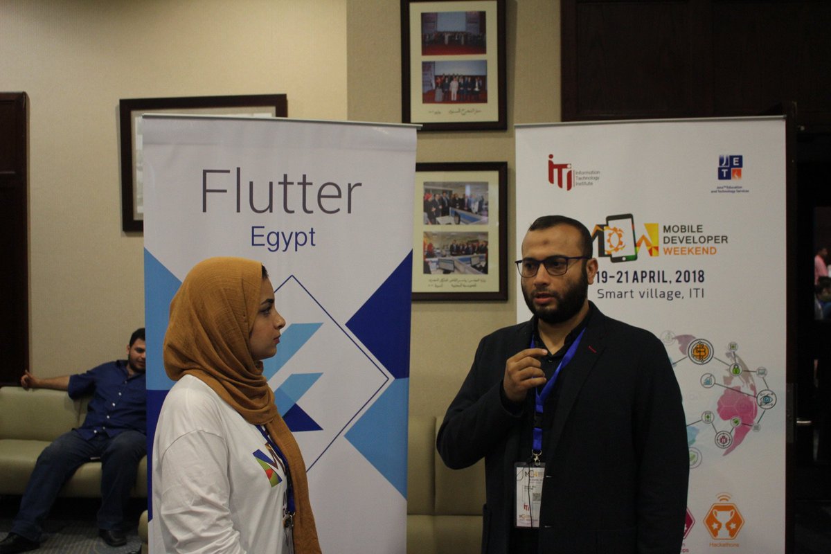 FlutterEgypt's tweet image. Want to Ask anything about @flutterio ?
We are on the front of the main hall waiting for you :)
#Flutterio 
#FlutterEgypt