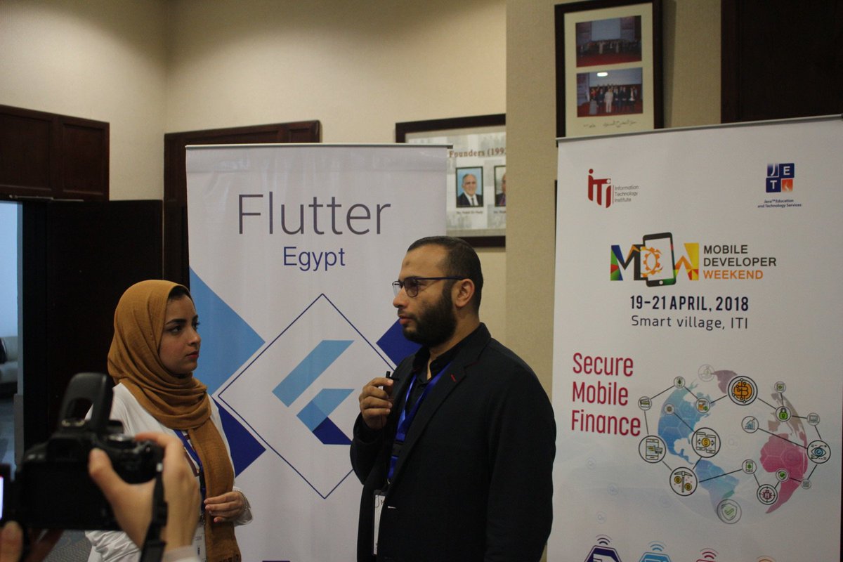 FlutterEgypt's tweet image. Want to Ask anything about @flutterio ?
We are on the front of the main hall waiting for you :)
#Flutterio 
#FlutterEgypt
