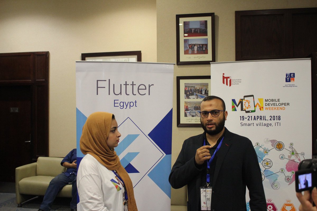 FlutterEgypt's tweet image. Want to Ask anything about @flutterio ?
We are on the front of the main hall waiting for you :)
#Flutterio 
#FlutterEgypt