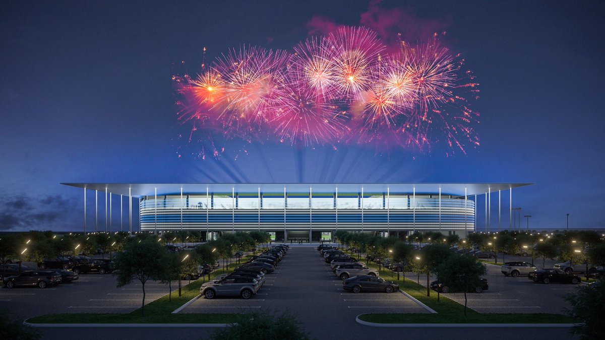 nkosijek's tweet photo. Dame i gospodo, novi stadion NK Osijek. https://t.co/NPcllRC7mi