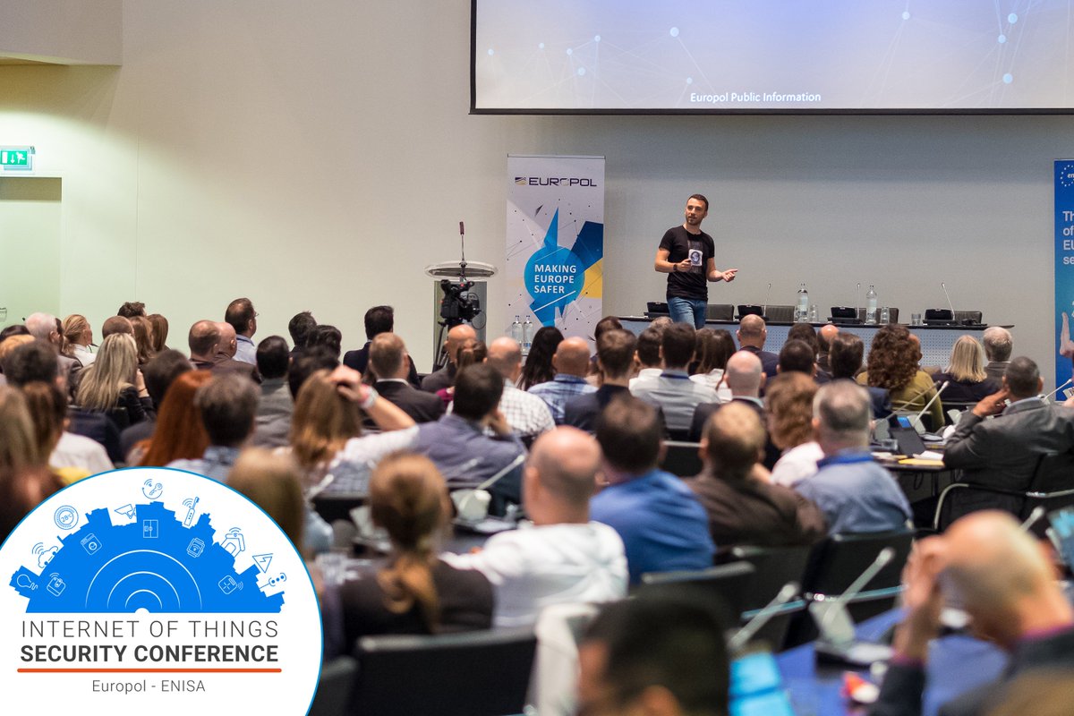 enisa_eu's tweet photo. Are you interested in #IoTSecurity, Industry 4.0 &amp; emerging #IoT trends? 🗓Save the date for the 2nd @Europol - #ENISA IoT Security Conference: 24 - 25 October in The Hague. #IoTSC18 https://t.co/HebS6dF9h5