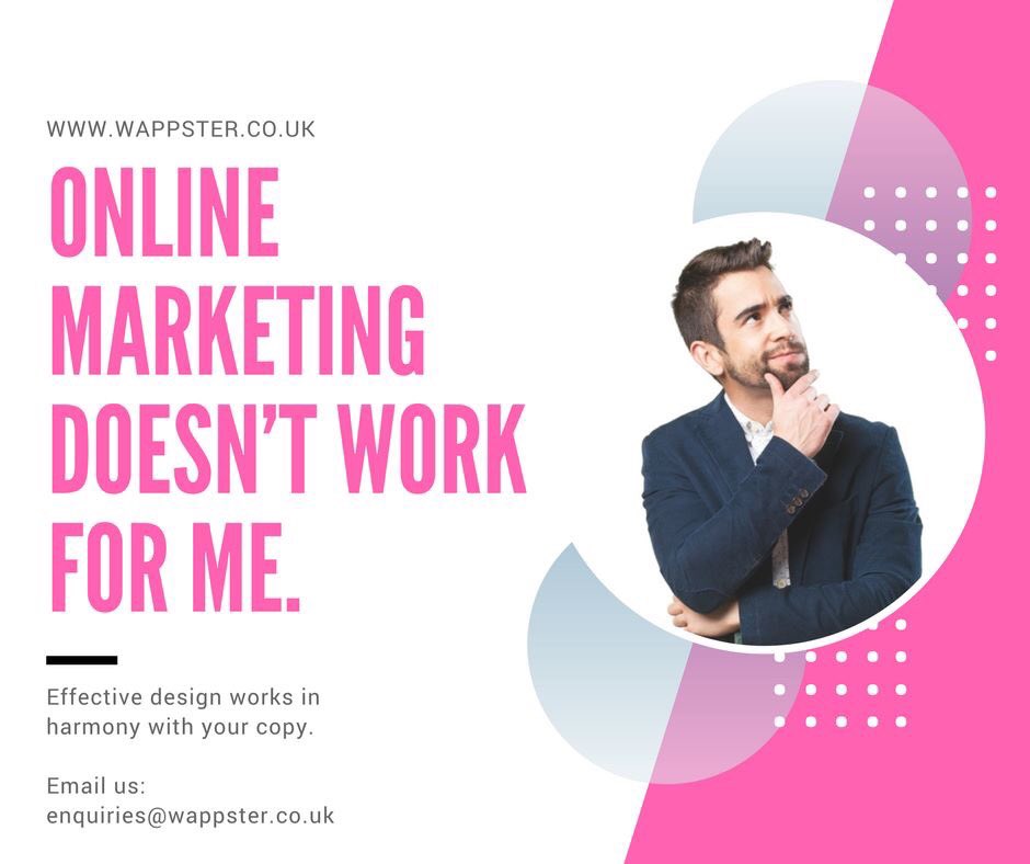 billy_evans97's tweet photo. Online marketing doesn’t work for me. If you’ve tried marketing before and have seen little to no success, that doesn’t mean #marketing is inherently flawed—it means there was a flaw in its design or execution. Contact us today for Best Online Strategy for your business #wappster https://t.co/T4WDl7lVdi