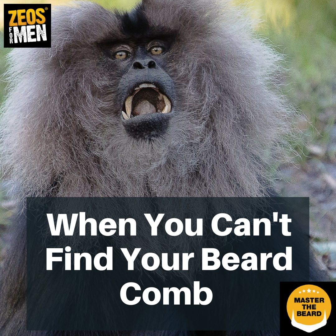 ZeosForMen's tweet image. #beardgang when you have one of those day's #BEARDS #beardcombs #beardlife #beardstyle #haircare