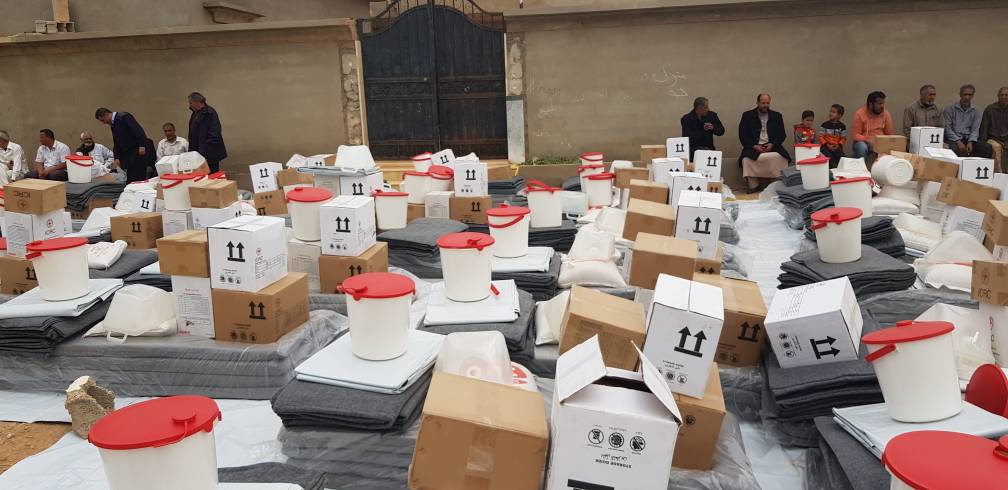 ICRC_lby's tweet photo. In cooperation with the #LRCS, the #ICRC has distributed #1532Relief items that targeted IDP families and low income households in the cities of #AlQubbah #Shahhat  #Tocra #AlBayda #Marj #AlAbraq. The ICRC remains committed to help vulnerable persons affected by #ArmedConflict. https://t.co/I5vvPJ6RFc