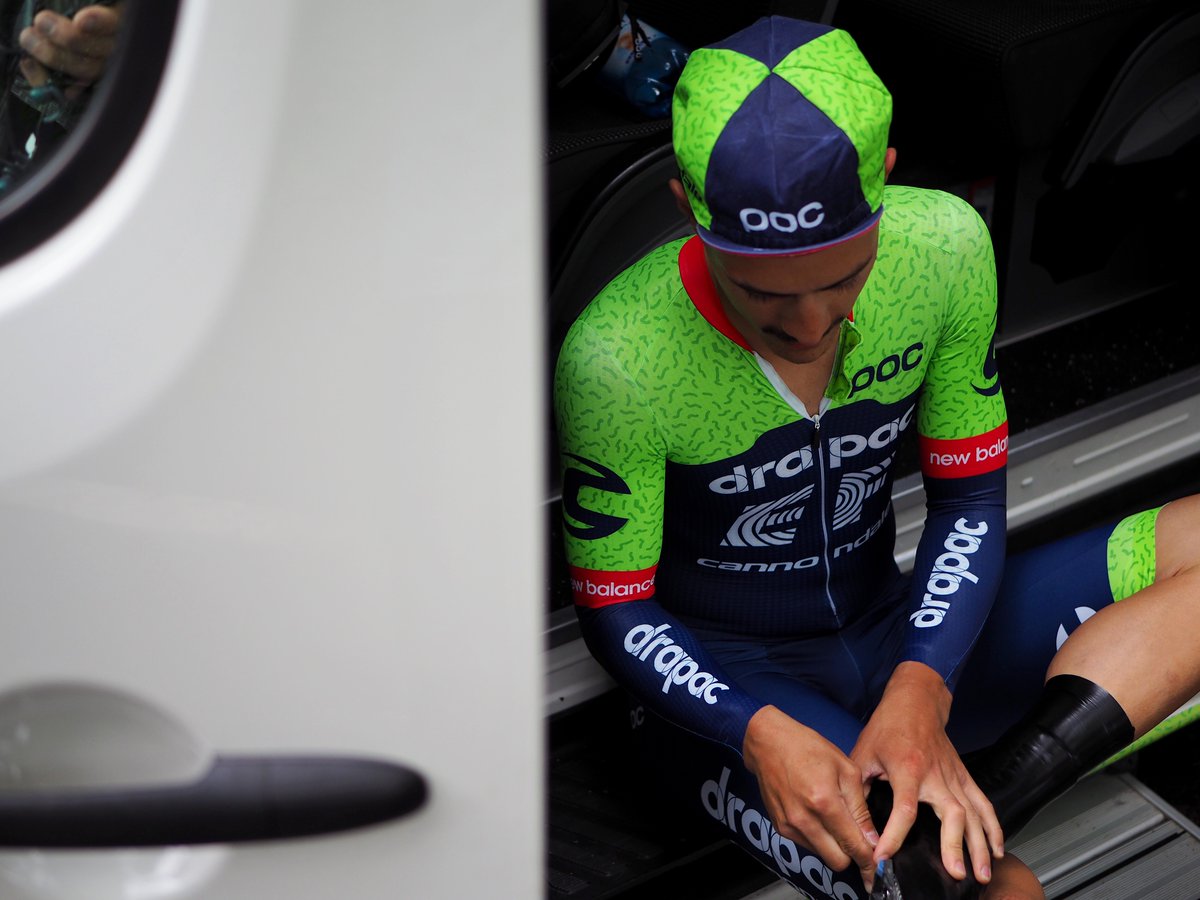 Pre-race adjustments with Theo Yates. #MoreThanACyclingTeam