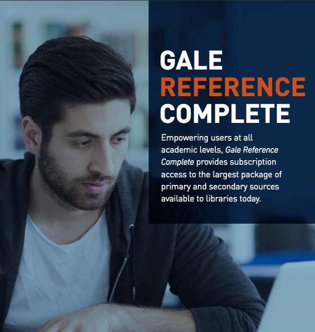 GaleAcademic's tweet photo. Not in a Lightning session @DEFFdk #Deff2018 ? Meet the new way to EMPOWER #RESEARCH with Gale Reference Complete - our amazing new #digitalhumanities bundle! > https://t.co/YrdHFDS9q9 #libraries #archives #eBooks #edtech #research https://t.co/tvSTM0J9rV