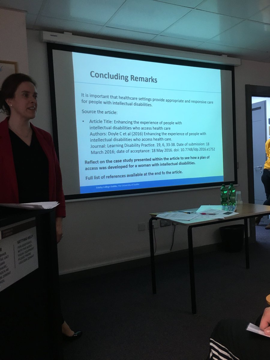 comperat's tweet photo. Very pertinent and informative presentation from Carmel Doyle at the #PCPC18 conference, making healthcare accessible for individuals with learning disabilities #LDStudentNurse #usw #uswstudents https://t.co/dk06bFXsGH