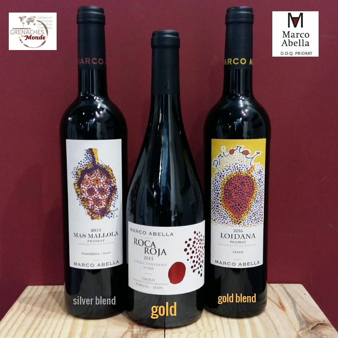 MarcoAbellaSL's tweet photo. Molt contents pels premis de les Grenaches du Monde! Molt agraïts!🍷🎖👌
*
Very happy with the Grenaches du Monde awards! Thank you!🍷🎖👌
*
#grenachesdumonde #loidana #masmallola #rocaroja #porrera #priorat #grenache #alimentaria2018 #barcelona #workard #enjoying https://t.co/HIbaiVbyzc