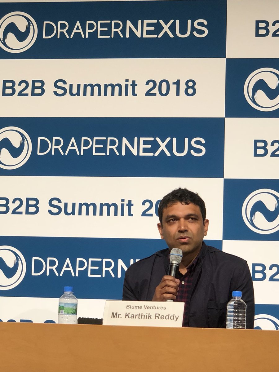 TetsuNakagaki's tweet photo. Wavemaker(Singapore), Dalus(Mexico), Blume(India), and Gave (Draper Venture Network)
「グローバルVCが見るB2Bトレンド」
#B2BSummit2018
#DraperNetwork #drapernexus https://t.co/CzJPnqSTXA