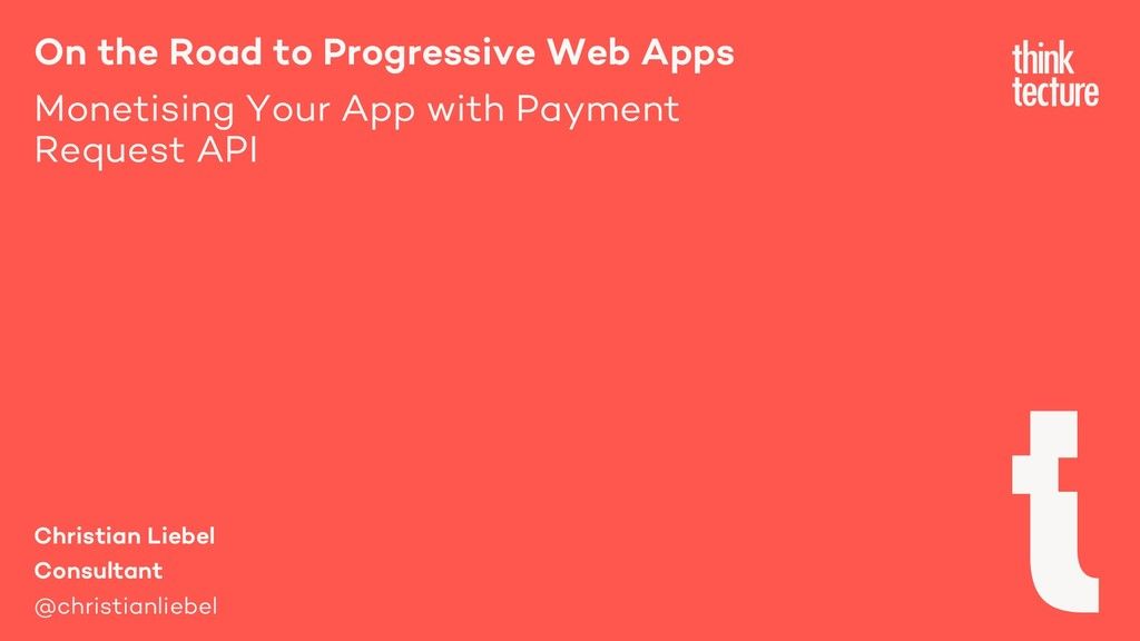 christianliebel's tweet photo. Thanks for joining me yesterday at @KarlsruheJS! Here are the slides of my talk ”On the Road to #ProgressiveWebApps: Monetising Your App with #PaymentRequestAPI”. https://t.co/aPq4XFQWew #karlsruhejs #pra #pwa #YearOfPWA #webdev #modernweb https://t.co/VwBNXBBxxJ