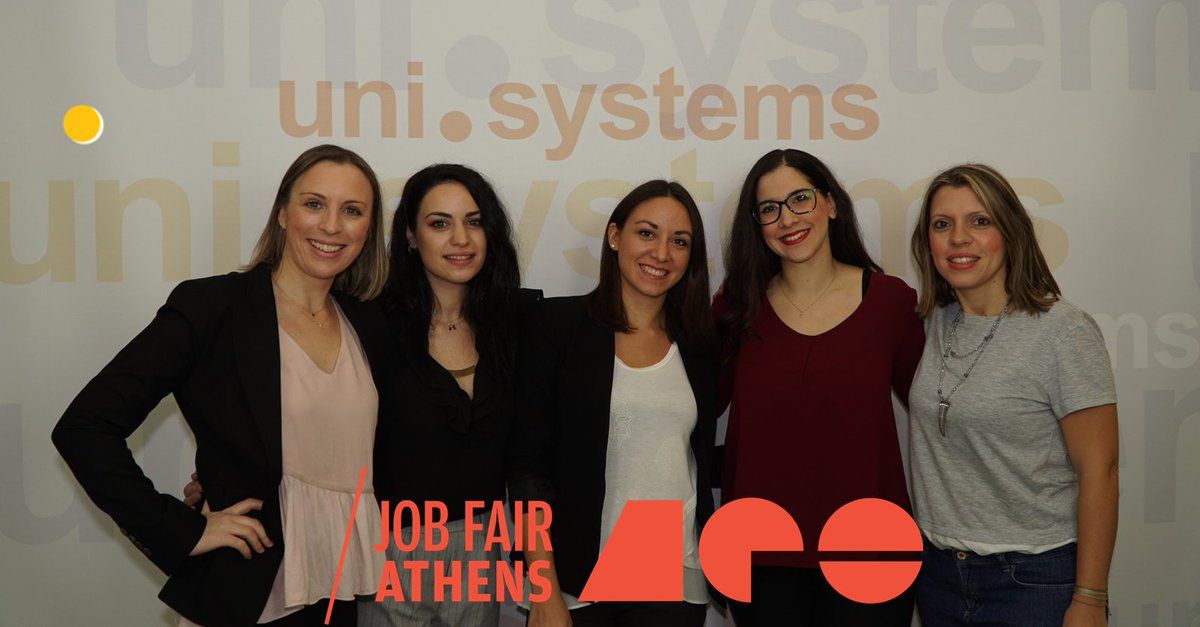 UniSystems_GR's tweet photo. Looking for #UnlimitedOpportunities for your career? Meet our dynamic recruiting team at #jfathens Job Fair Athens 2018 to find out more about our vacancies and what makes life at #UniSystems truly #UniQue! https://t.co/bFfeoGQ0X2 #UniSystemsJobs #UniqueITProfessionals #OneEvent https://t.co/iyRhQFuTCd