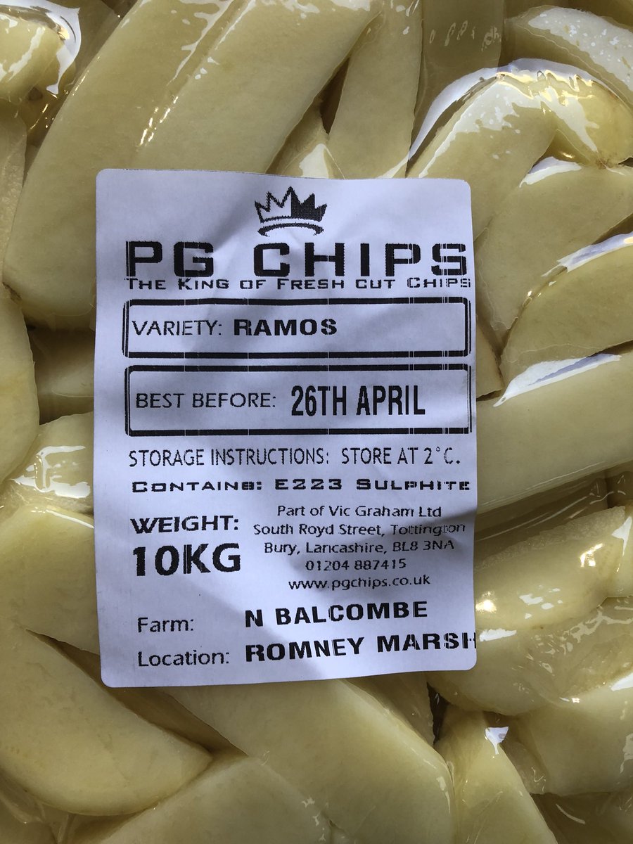 Morning fish and chips world!
Some absolutely stunning Ramos coming of production on this glorious morning. 
These are a stunning sample, very tasty 😋