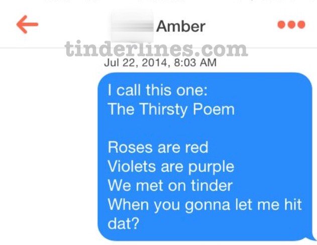 Just to show you girls are thirsty poets too... #tinder #bumble #datingfails #datingdonts