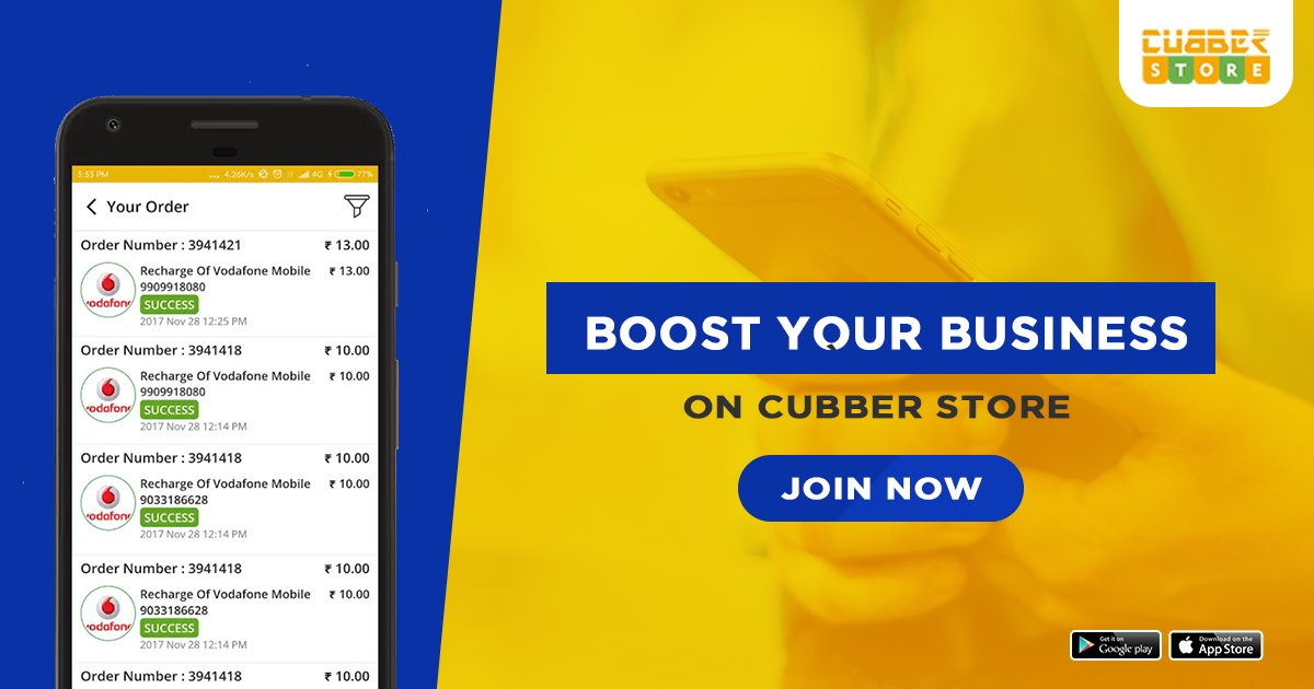 cubberonline's tweet image. Get a host of benefits and income with @cubberonline. Know more about the store here: bit.ly/2ElezX3
Download Cubber Store App Now: bit.ly/2uMj1i5
Call / Whats App: +91 9909918080

#Cubber #Merchantapp #cashlesssolutions #CubberStore