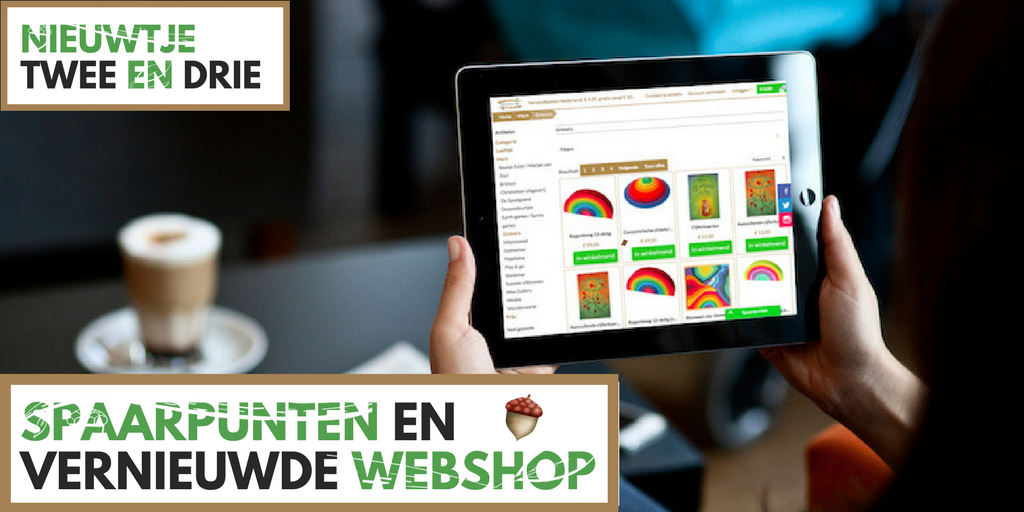 Ik word iedere dag zó vrolijk van jullie: alle ouders van de kinderen die ik blij mag maken met een waardevolle spelbeleving. Daarom doe ik graag iets voor jullie terug met een nieuw spaarprogramma en een vernieuwde winkelervaring in de webshop! Bezoek: speeltak.nl