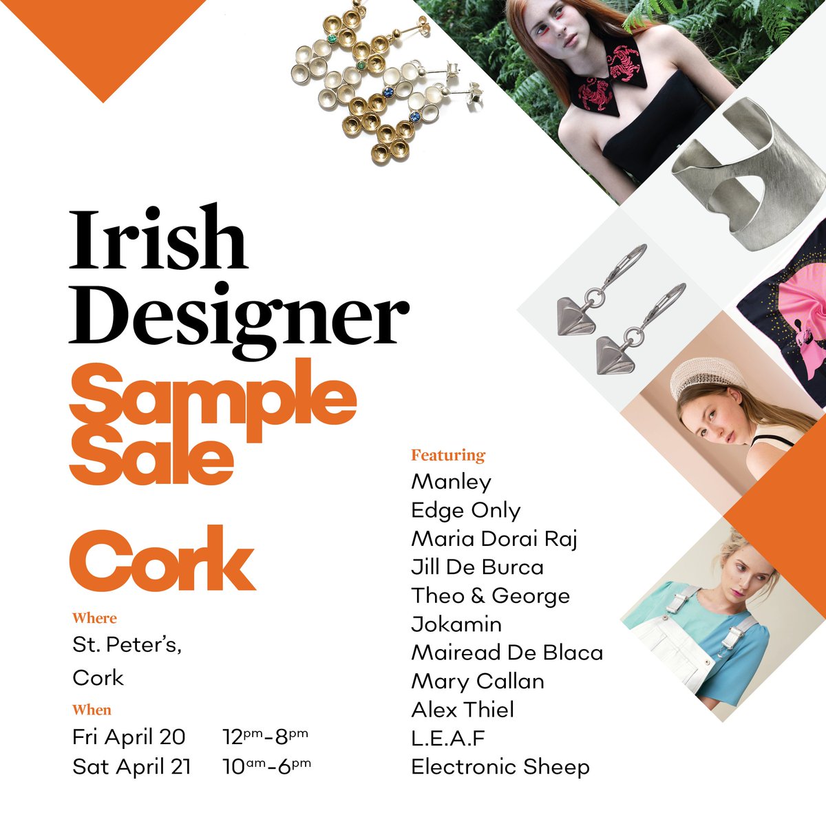 It's tomorrow!! Hooray! Cork peeps you're definitely not going to want to miss this one, it's going to be epic :) For free tickets &amp; more details go to the link below. #IDSS #CorkCity #CorkEvents #SampleSale #IrishDesign

eventbrite.ie/e/irish-design…