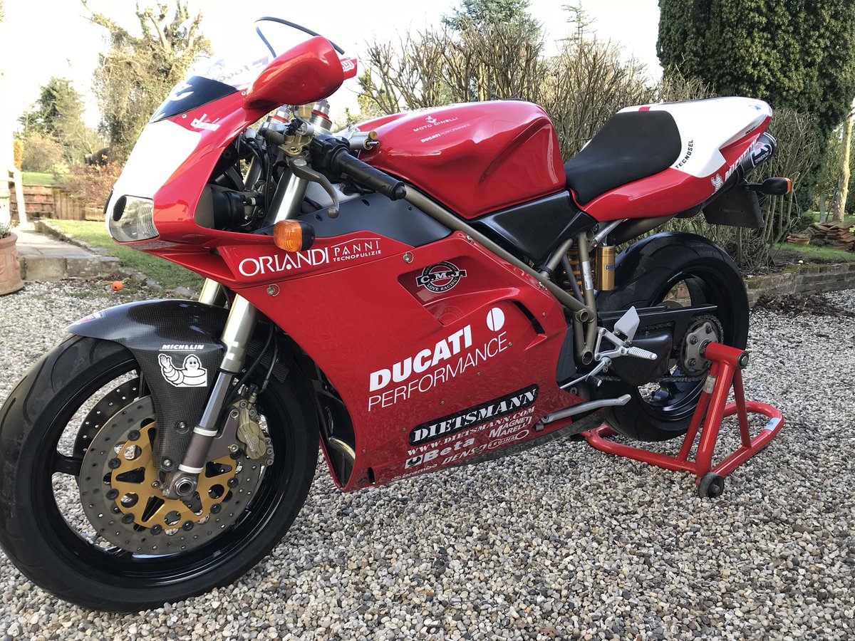 MotorbikeFactor's tweet photo. Al last the awesome super rare Foggy Rep comes into stock today  exciting news. It’s number 27. #ducati https://t.co/ZDdTgQq7KS