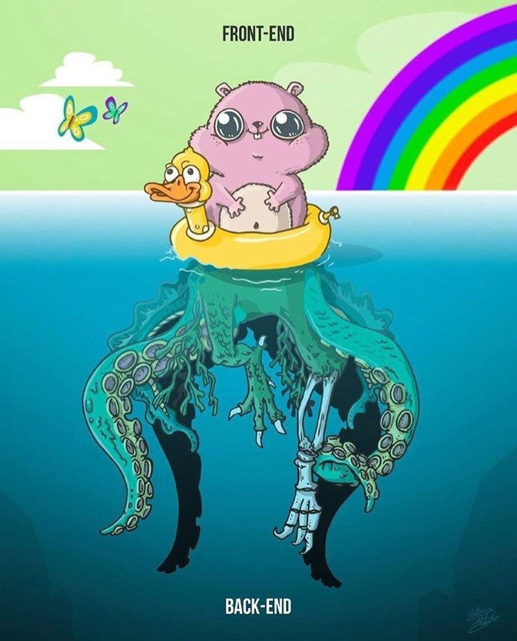 UpplicationDEV's tweet image. A painful true!!
{{ 🤣 }}
¡...Y así es!
•
#lol #joke #risas #enjoy #happy #development #Programming #coders #technicaldebt #frontend #backend #newfeature