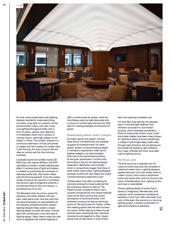 anandkumarlx's tweet photo. @Luxplusdesign again featured in media Latest edition of @magazine_led
Artistic heart with technical brain are our strength. Always lead the way with originality and creativity ...
#lightingdesigner #light #lightingconsultant #architecturallight #clublight #landscapelighting https://t.co/aj6Yf4MHQI