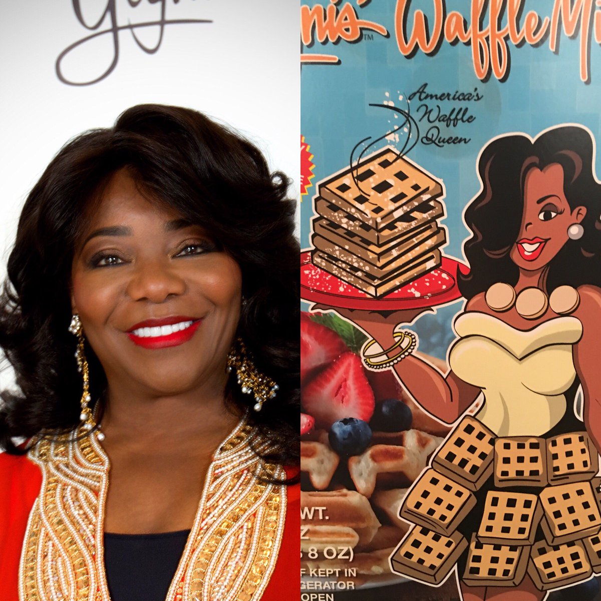 America’s Waffle Queen — Glynis Albright.  Order Glynis’ Waffle Mix now. AlbrightCuisine.com