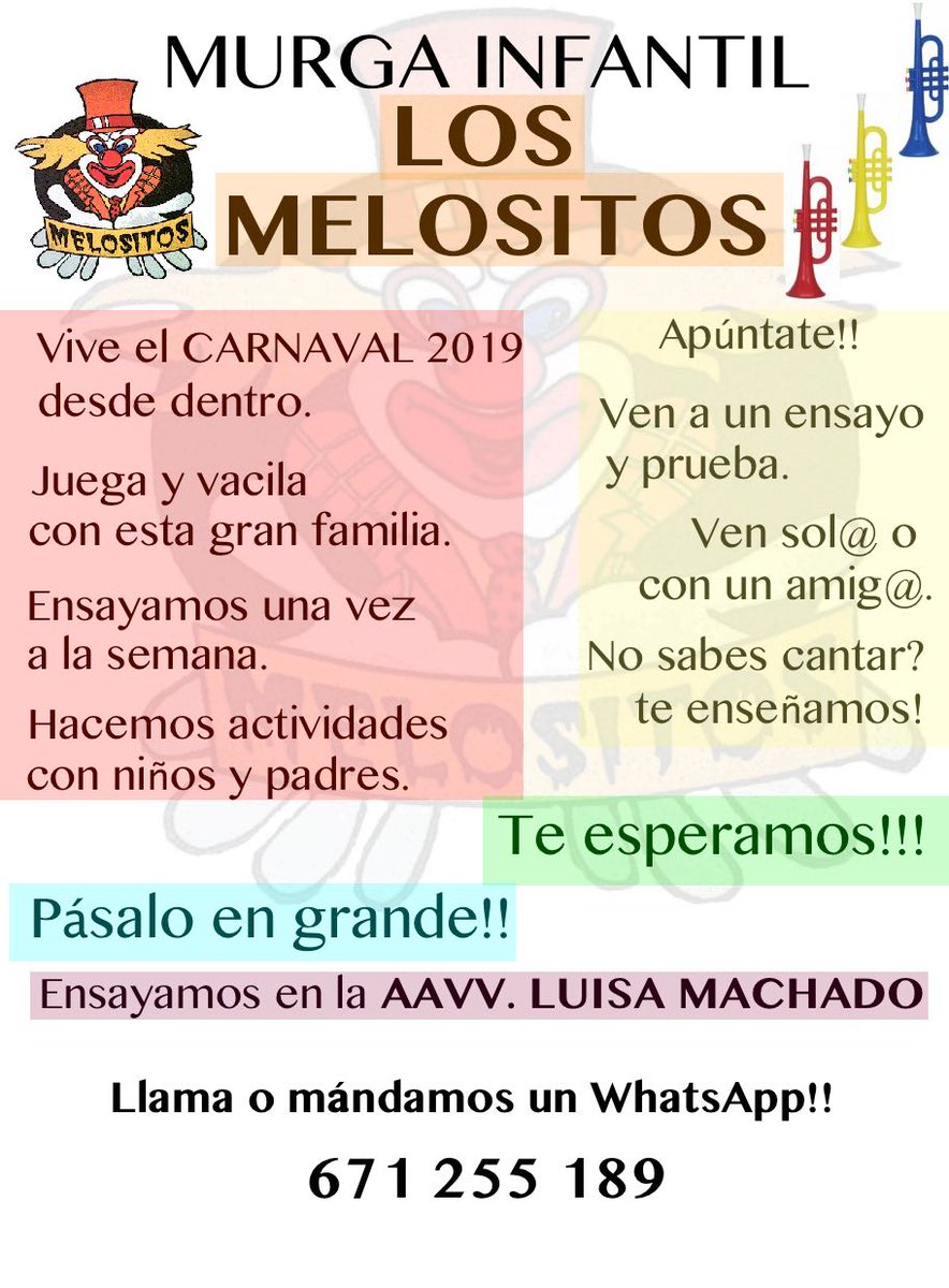 LosMelositos's tweet photo. @SCenCarnaval @MundoCarnaval1 @Carnaval_Tfe @SondeCarnaval https://t.co/aOtUFdhb25