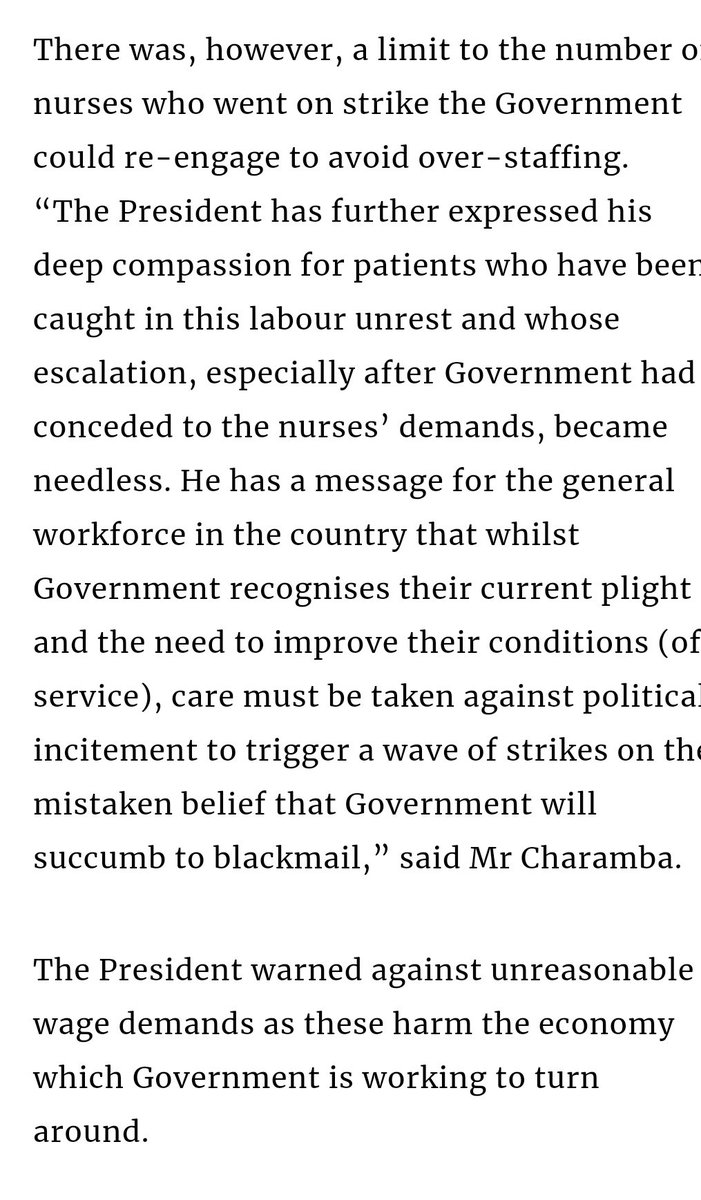 ProfJNMoyo's tweet photo. WHERE IS DR PARI???
The Chiwenga press statement on his summary dismissal of nurses on strike is UNPRECEDENTED. It's now clear what the rogues in the #JuntaPF mean by "a NEW DISPENSATION" & or "the PAST IS DEAD".
ZIM AIN'T SEEN NOTHING YET!
#2018AllOut
https://t.co/vIdS6puUxN https://t.co/80AX507290