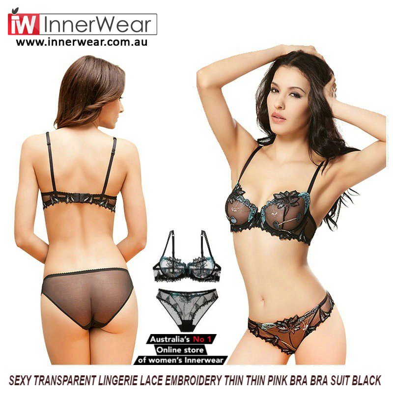sexy lingerie posters 3 Piece Bra Thong Garter Set Europe Women Transparent Lingerie Sexy  Ultra-thin Push Up Bra Set Black Stripe Temptation Underwear Buy cheaply on  Joom main image 0