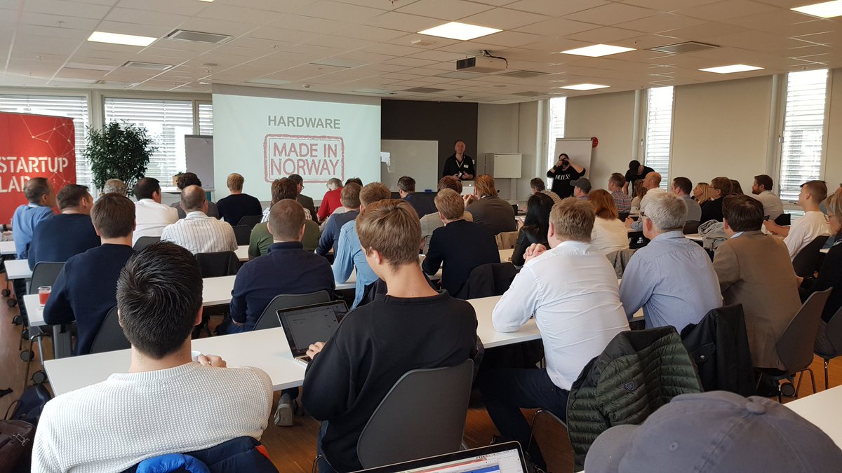 A brand new Hardware Lab opening at @StartupLabNo today. A great initiative for a stronger norwegian hardware industry!