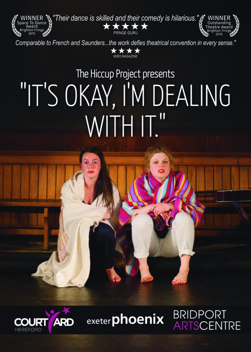 thehiccupproj's tweet photo. NEXT WEEK our tour continues bringing you performances of both #maywegoround AND #itsokayimdealingwithit Catch us @BridportArts with critically acclaimed SELL OUT show "It's Okay, I'm Dealing With It." WATCH: https://t.co/9zJVTsObXr TICKETS: https://t.co/WY7nikFE4J #whatsondorset https://t.co/OyL9Vxf5yI