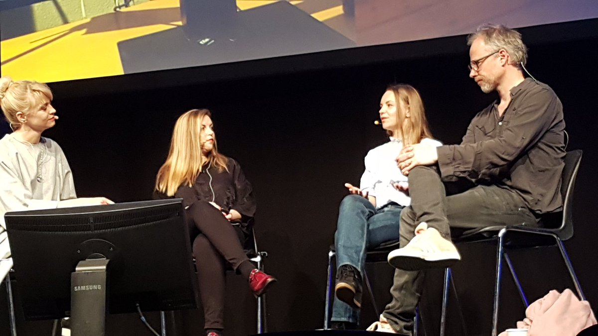 Our AR opera is being presented for the first time at #copenx w. composor Louise Alenius and instructor Tue Biering