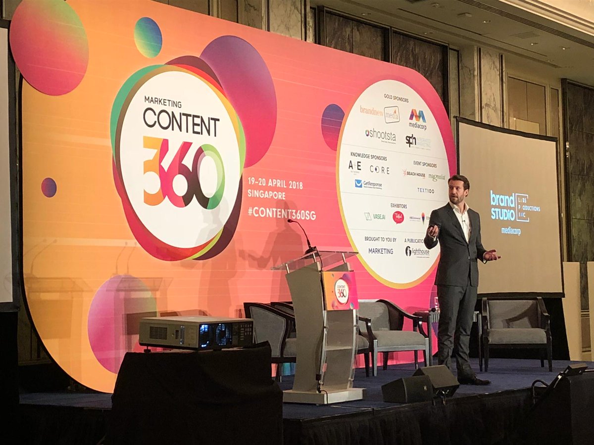 MarketingEds's tweet photo. Our next presenter is Benjamin Gajkowski (@B_Gajkowski), head of brand studio, @mediacorp who will be talking about the type of #data that marketers need exactly to boost the results of their campaigns. #Content360SG https://t.co/vmVsOfvNkX