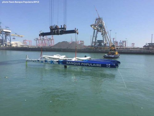 seasailsurf's tweet photo. #Ultim #BanquePopulaireIX : Ronan Lucas, directeur du Team Banque Populaire : "L'objectif clair est de remettre le bateau à l'eau avant la fin de l'été" https://t.co/oDjE1NW6p4 https://t.co/HFdykun5oP