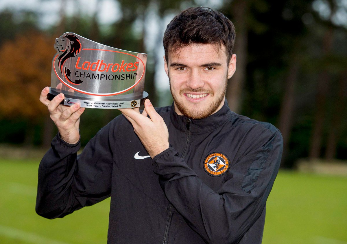 ArabArchiveDUFC's tweet photo. With his substitute appearance on Tuesday night, @ScottFraser_ played his 100th game in a @dundeeunitedfc shirt. #ArabArchive #Milestones https://t.co/Dd0ODunlA4