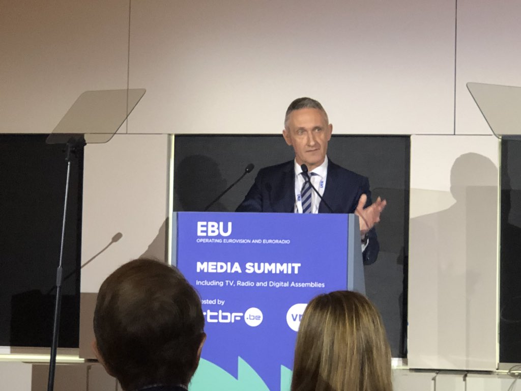 EBU_HQ's tweet photo. “Understanding digital is crucial for Public Service Media to survive. Work together and break down the silos we have built from the past. We need to reinvent what we do and find new ways to reach out to audiences ” - @jeanphilip tells #EBUMedia Summit in Brussels https://t.co/7Oq8uNrEJr