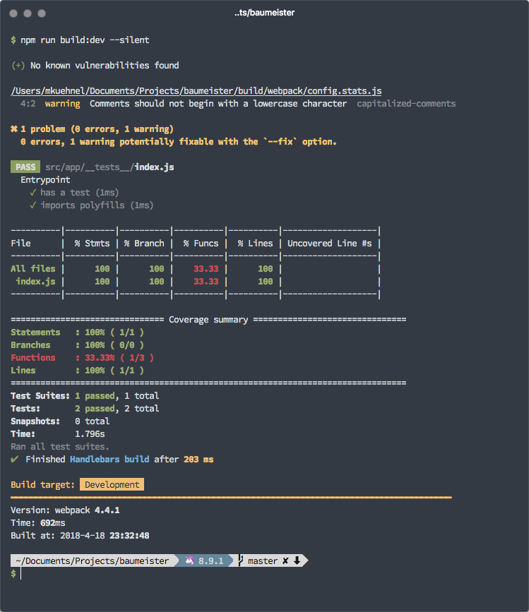 mkuehnel's tweet photo. I’ve just published my beloved command line theme for #Hyper and #iTerm
Get it here: https://t.co/uUDEEIcyTu
#HyperTerm https://t.co/Nq5FOqR9jS