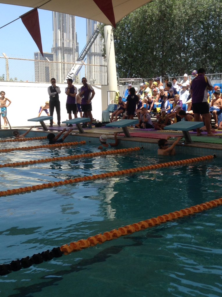 Having a great time at the Year 5 and 6 swim gala #sbspe