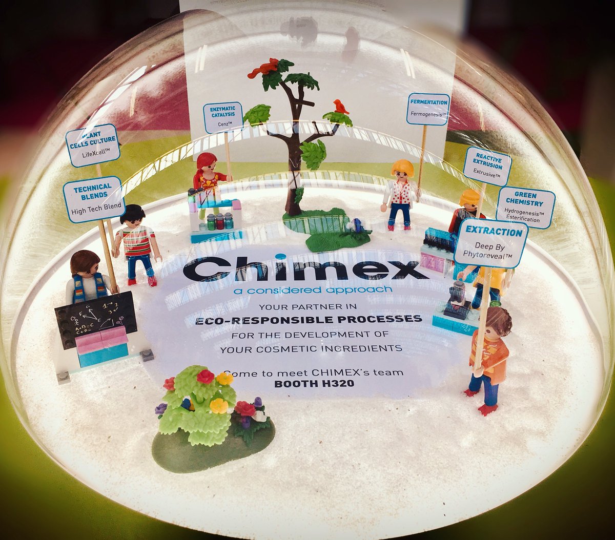 Wanna know more about our 7 eco-responsible processes ? We are at booth H320 #incosmetics #incosGlobal #Incos2018 #madeinchimex