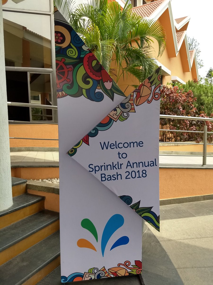 RohitvNiranjan's tweet photo. Time for #Sprinklr annual bash at @clarks_exotica #onesprinklr @Sprinklr #sprinklrannualbash2018 https://t.co/j3IRiEyQ7R