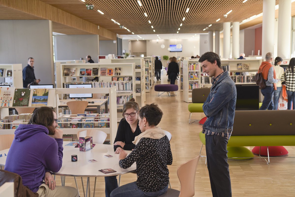 BibLyon's tweet image. #MuseumWeek La bibliothèque, lieu de vie et forum dans la cité #cityMW #bmlyon #Lyon